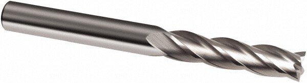 Square End Mill: 0.1181'' Dia, 0.7874'' LOC, 4 Flutes, Solid Carbide