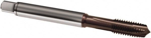 Guhring 9029180095250 Spiral Point Tap: 3/8-16, UNC, 4 Flutes, Plug, 3B, Powdered Metal, TiAlN Finish Image