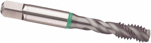 Guhring 9039500111130 Spiral Flute Tap: 7/16-20, UNF, 3 Flute, Modified Bottoming, 2B Class of Fit, Cobalt, TICN Finish Image