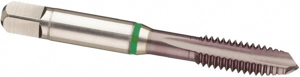 Guhring 9039460079380 Spiral Point Tap: 5/16-18, UNC, 3 Flutes, Plug, 2B, Cobalt, TiCN Finish Image