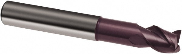 Guhring 9038930030000 Square End Mill: 0.1181 Dia, 0.1575 LOC, 3 Flutes, Solid Carbide Image