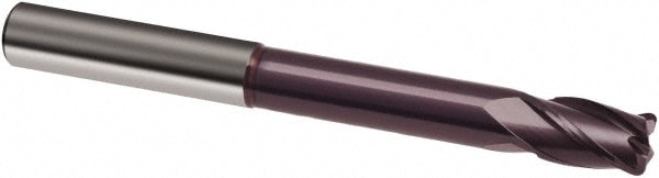 Guhring 9031920095200 Square End Mill: 3/8 Dia, 3/8 LOC, 3/8 Shank Dia, 3 OAL, 4 Flutes, Solid Carbide Image