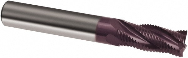 Guhring 9031860190500 Corner Chamfer End Mill: 0.75" Dia, 1.625" LOC, 4 Flute, 0.02" Chamfer Width, Solid Carbide Image