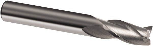 Guhring 9031680190500 Square End Mill: 3/4 Dia, 1-1/2 LOC, 3/4 Shank Dia, 4 OAL, 3 Flutes, Solid Carbide Image