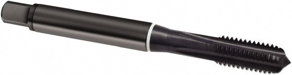 Guhring 9019790095250 Spiral Point Tap: 3/8-16, UNC, 4 Flutes, Modified Bottoming, 2B, Cobalt, Oxide Finish Image