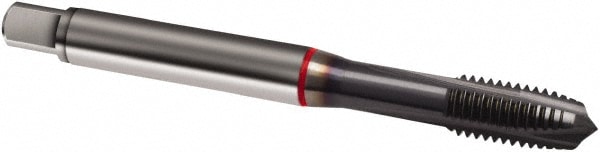 Guhring 9019140025000 Spiral Point Tap: M2.5 x 0.45, Metric, 3 Flutes, Plug, 6H, Cobalt, TiCN Finish Image