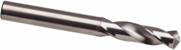 Screw Machine Length Drill Bit: 9.10 mm Dia, 135 deg Point, Cobalt