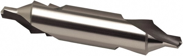 Combo Drill & Countersink: #15, 7/16" Body Dia, High Speed Steel