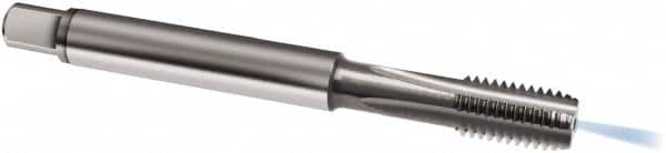 Guhring 9009690040000 Spiral Point Tap: M4 x 0.7, Metric, 3 Flutes, Modified Bottoming, 6H, Solid Carbide, Bright Finish 