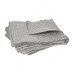 PRO-SAFE UQEP100 Sorbent Pad: Universal Use, 15" Wide, 17" Long, 30 gal, Gray Image