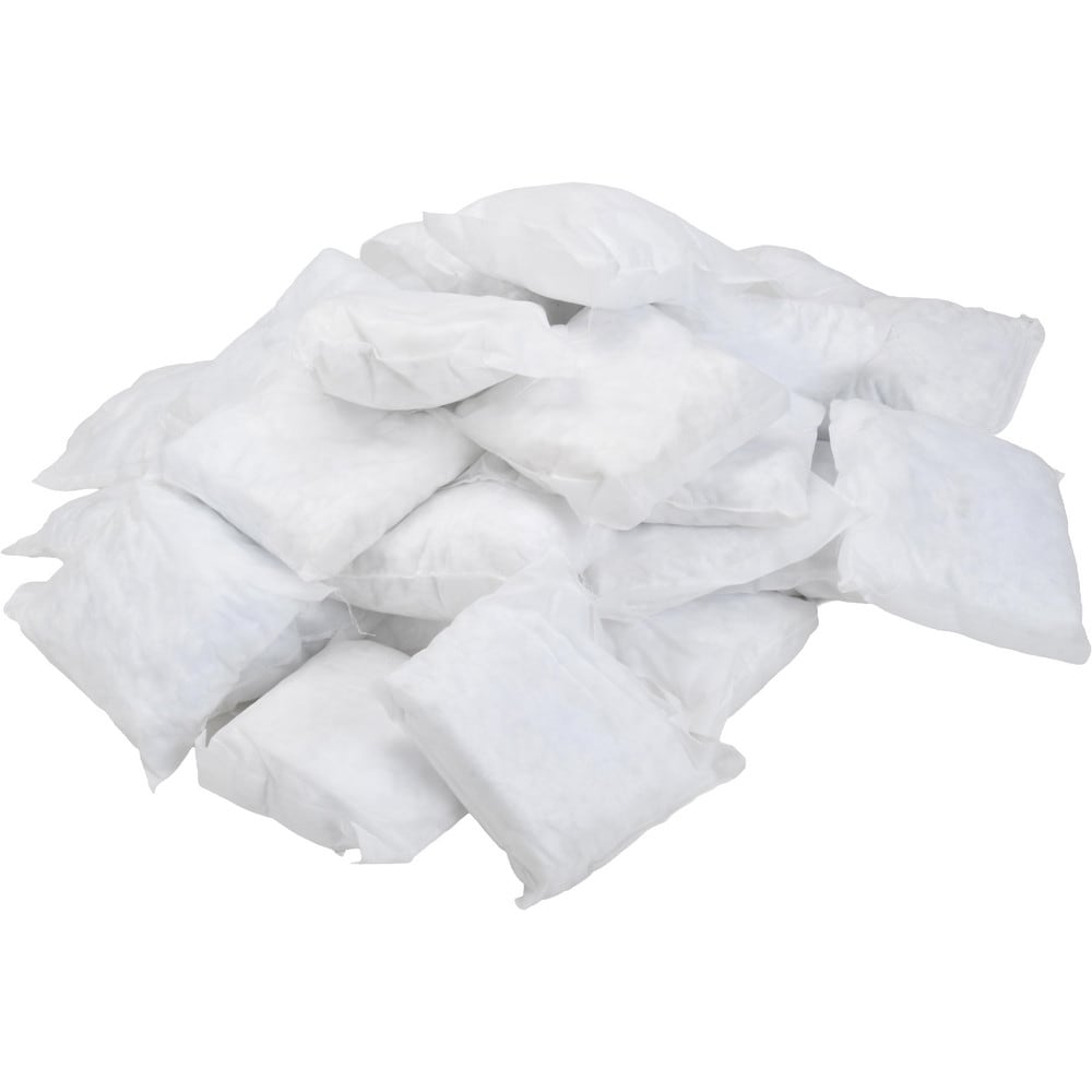 32 Qty 1 Pack 9" Long x 9" Wide x 2" High, White Sorbent Pillow