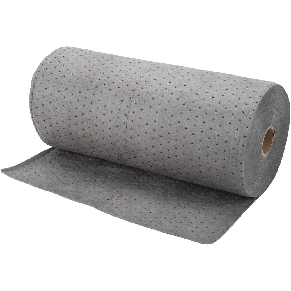 Sorbent Pad: Universal Use, 30" Wide, 150' Long, 48 gal, Gray