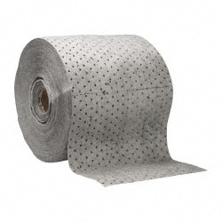 PRO-SAFE UQ150S-1-P Sorbent Pad: Universal Use, 15" Wide, 150 Long, 25 gal, Gray Image