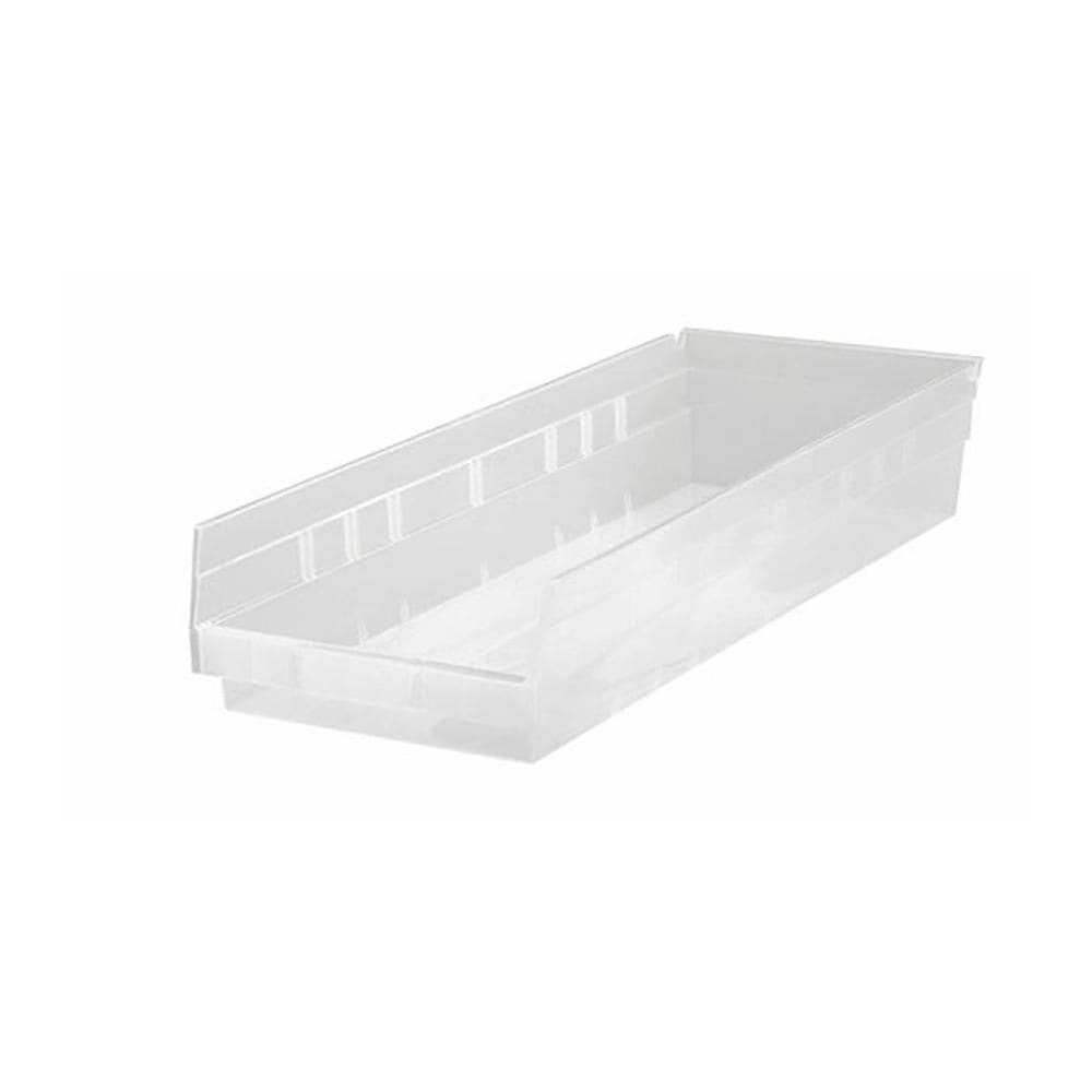 Quantum Storage QSB114CLCS Plastic Hopper Shelf Bin: Clear 