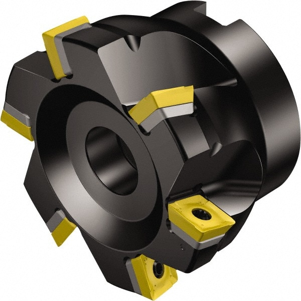 3" Cut Diam, 1" Arbor Hole Diam, 0.2165" Max Depth, Indexable Square-Shoulder Face Mill