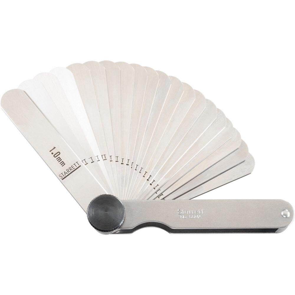 20 Piece, 0.05mm to 1 Thick, Parallel Feeler Gage Set