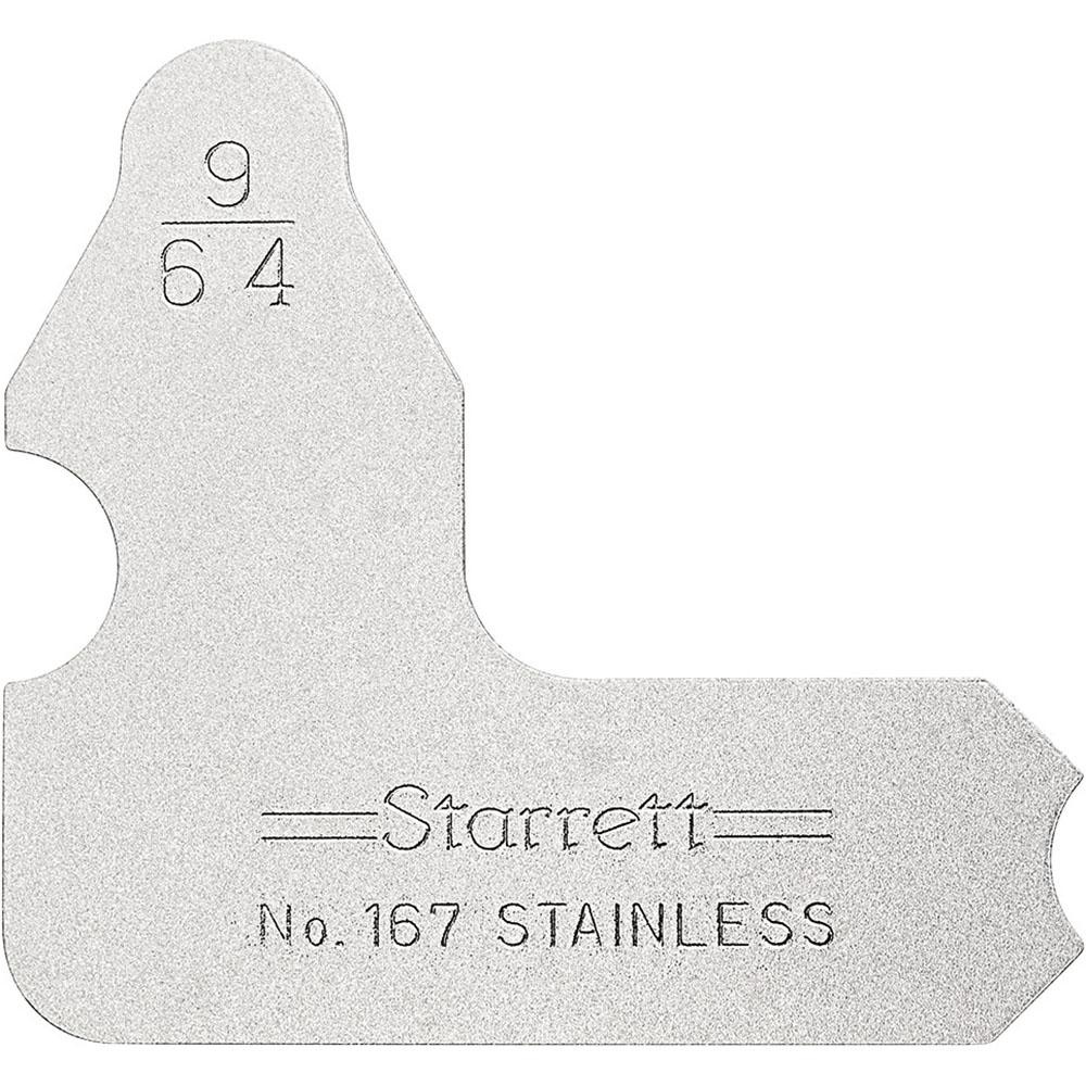 9/64 Inch Radius Gage