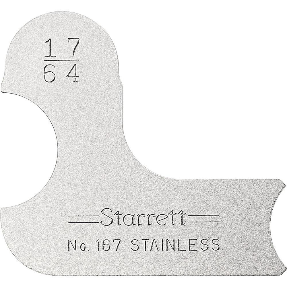 17/64 Inch Radius Gage