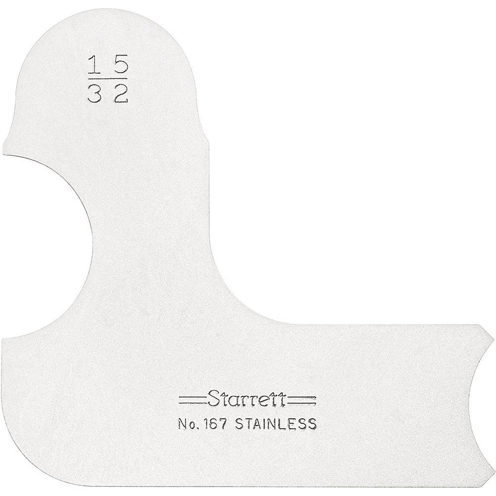 15/32 Inch Radius Gage