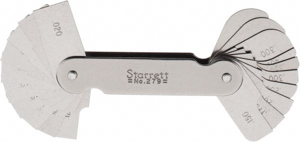 STARRETT 3/8" RADIUS GAGE PRICE IS FOR 1 