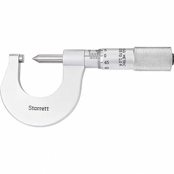 Starrett 585AP Double V-Anvil Screw Thread Micrometer, 1-2 - View #9