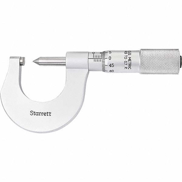 Starrett 0mm (0.5mm Pitch) to 25mm (0.7mm Pitch) Range, Mechanical