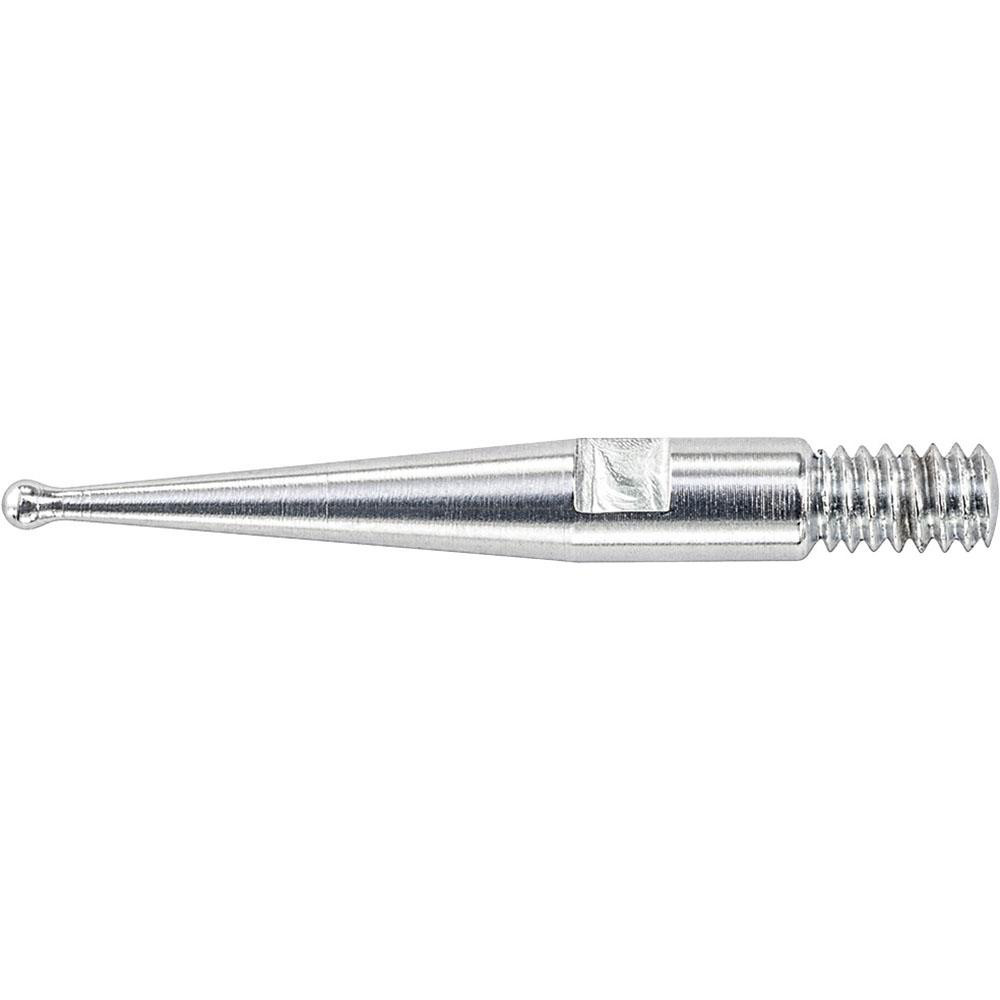 Test Indicator Ball Contact Point: 0.8 mm Ball Dia, 15.88 mm Contact Point Length, Steel