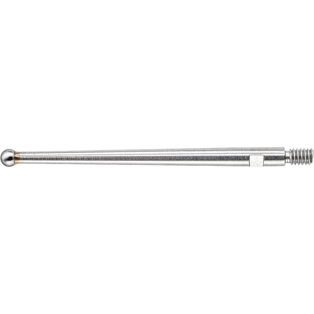 Starrett 72456 Test Indicator Ball Contact Point: 2 mm Ball Dia, 33.34 mm Contact Point Length, Carbide Image