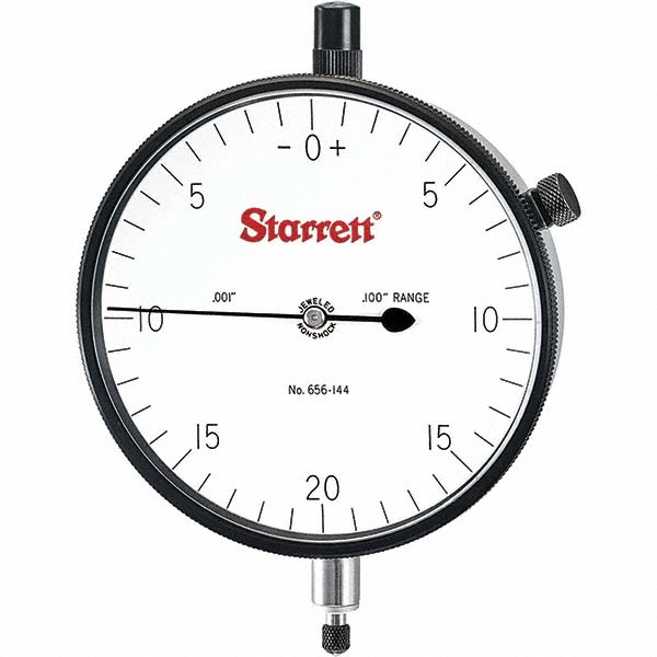 Starrett Dial Drop Indicator 0.0000" Min Measurement, 0.1000" Max