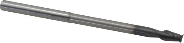 Accupro 12177227 Square End Mill: 0.2362 Dia, 0.4724 LOC, 2 Flutes, Solid Carbide 