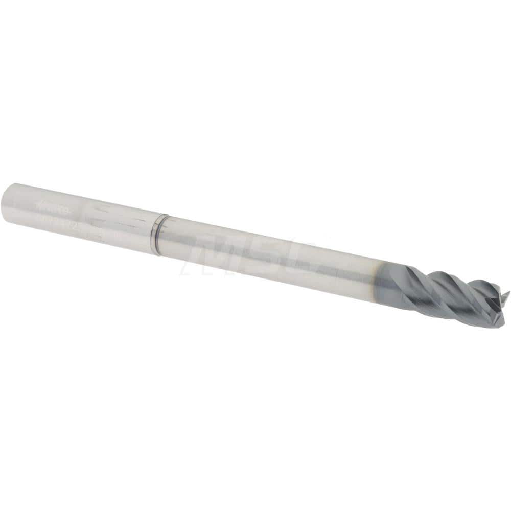 Accupro 12177143 Square End Mill: 5/16 Dia, 5/8 LOC, 5/16 Shank Dia, 4 OAL, 4 Flutes, Solid Carbide 