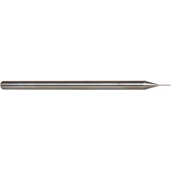 Accupro AP58746314 Ball End Mill: 0.015" Dia, 0.075" LOC, 3 Flute, Solid Carbide Image
