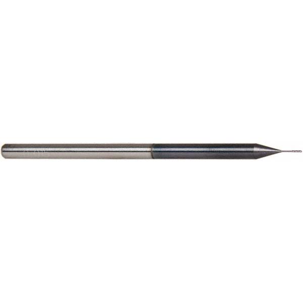 Accupro AP58746447 Ball End Mill: 0.015" Dia, 0.075" LOC, 3 Flute, Solid Carbide Image