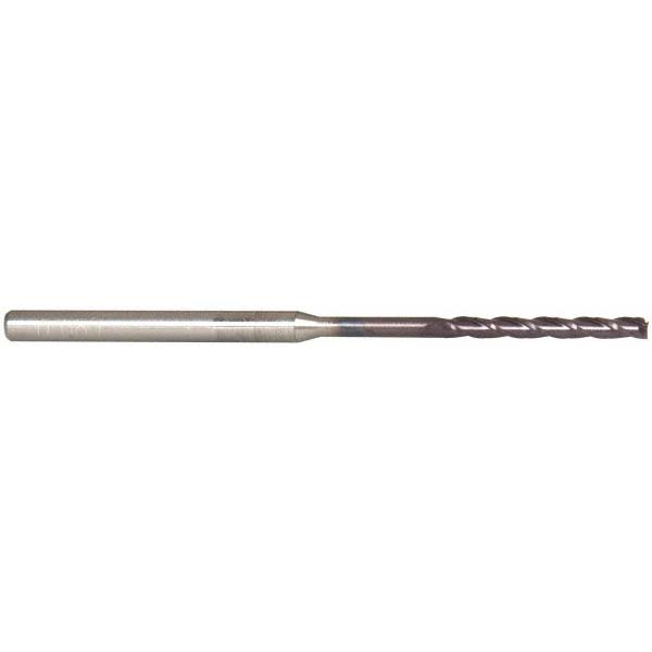 Accupro 6501065 Square End Mill: 0.085 Dia, 3/4 LOC, 1/8 Shank Dia, 2-1/2 OAL, 3 Flutes, Solid Carbide Image