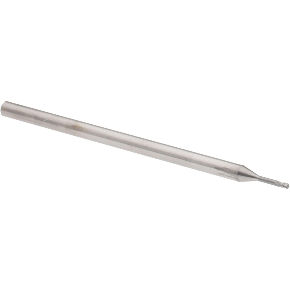 Accupro 14797193 Square End Mill: 0.045 Dia, 0.067 LOC, 1/8 Shank Dia, 2-1/2 OAL, 3 Flutes, Solid Carbide Image