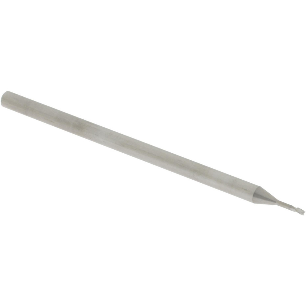Accupro 14797182 Square End Mill: 0.04 Dia, 1/16 LOC, 1/8 Shank Dia, 2-1/2 OAL, 3 Flutes, Solid Carbide Image