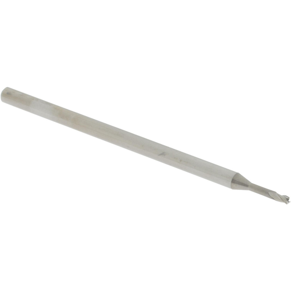 Accupro 14797221 Square End Mill: 1/16 Dia, 3/32 LOC, 1/8 Shank Dia, 2-1/2 OAL, 3 Flutes, Solid Carbide Image