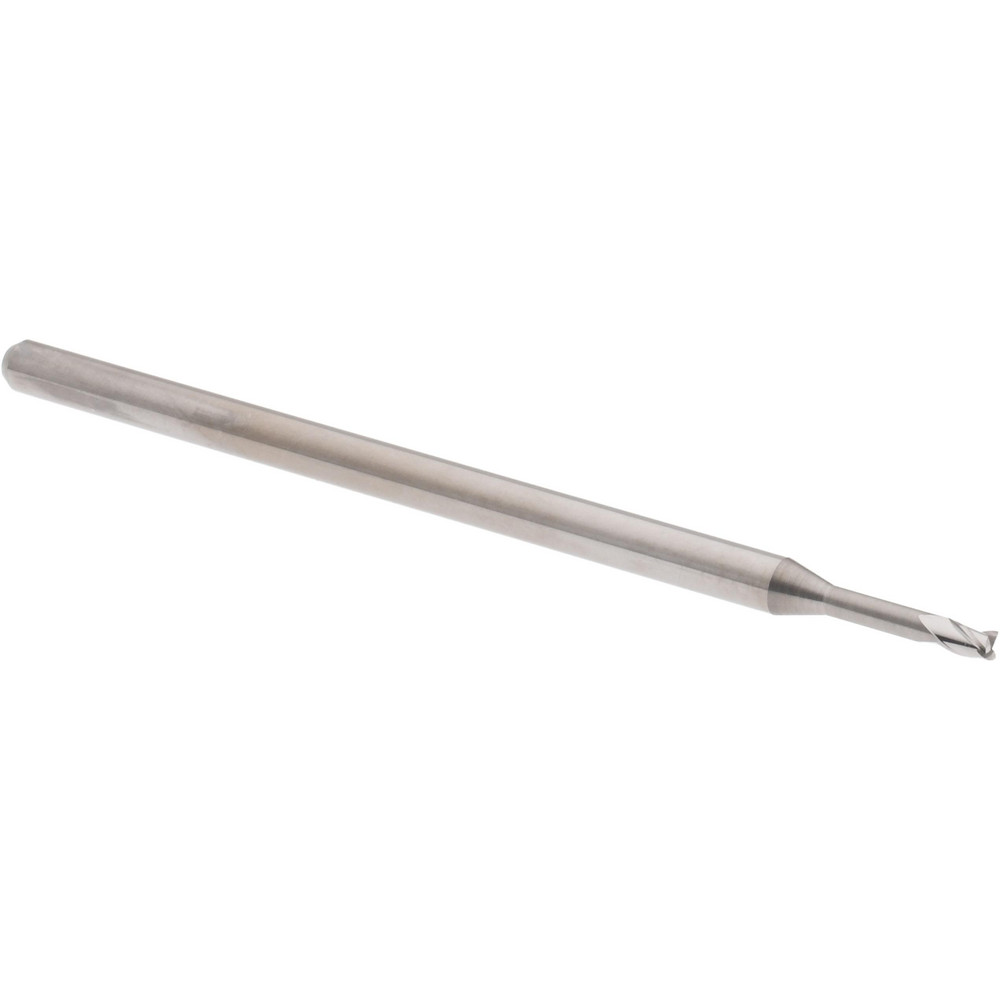 Accupro 14797246 Square End Mill: 0.07 Dia, 0.105 LOC, 1/8 Shank Dia, 2-1/2 OAL, 3 Flutes, Solid Carbide Image