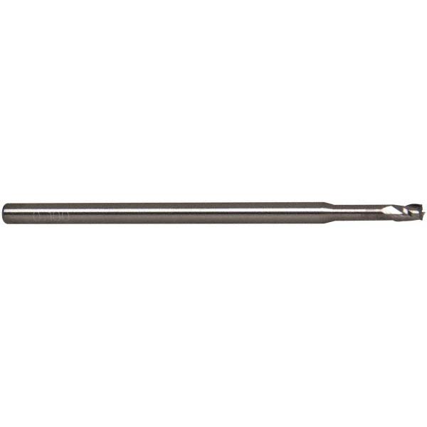 Accupro 14797294 Square End Mill: 0.1 Dia, 0.15 LOC, 1/8 Shank Dia, 2-1/2 OAL, 3 Flutes, Solid Carbide Image
