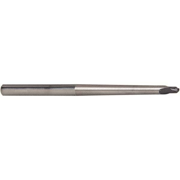 Ball End Mill: 0.1875" Dia, 0.1875" LOC, 2 Flute, Solid Carbide