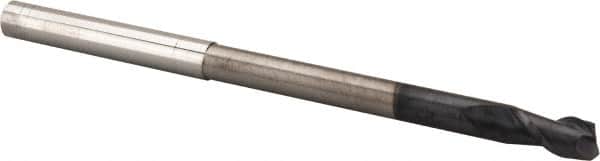 Accupro 12177157 Square End Mill: 1/4 Dia, 1/2 LOC, 1/4 Shank Dia, 4 OAL, 2 Flutes, Solid Carbide 