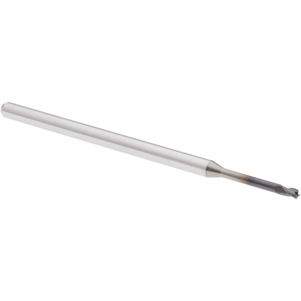 Accupro 6501045 Square End Mill: 0.07 Dia, 0.105 LOC, 1/8 Shank Dia, 2-1/2 OAL, 3 Flutes, Solid Carbide Image