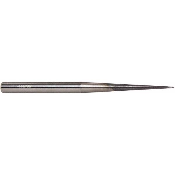12180936 Ball End Mill: 1/32" Dia, 1/32" LOC, 2 Flute, Solid Carbide  