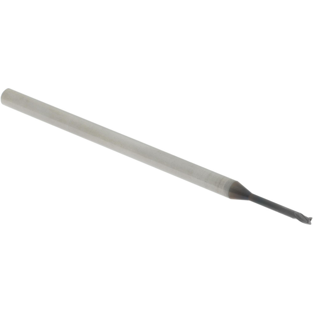Accupro 14797217 Square End Mill: 0.055 Dia, 0.082 LOC, 1/8 Shank Dia, 2-1/2 OAL, 3 Flutes, Solid Carbide Image