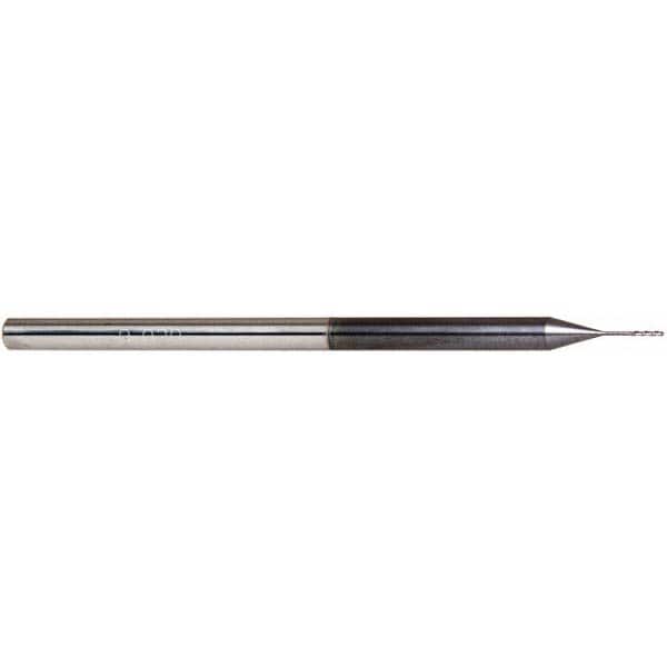 Accupro AP58748013 Ball End Mill: 0.02" Dia, 0.1" LOC, 3 Flute, Solid Carbide 