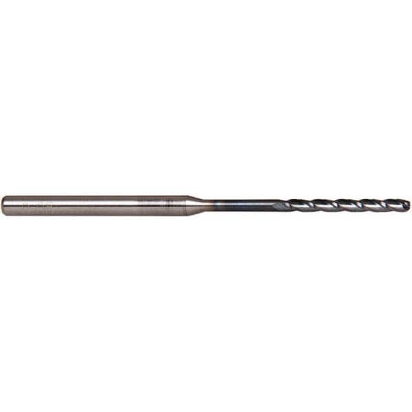 Ball End Mill: 0.08" Dia, 0.75" LOC, 3 Flute, Solid Carbide