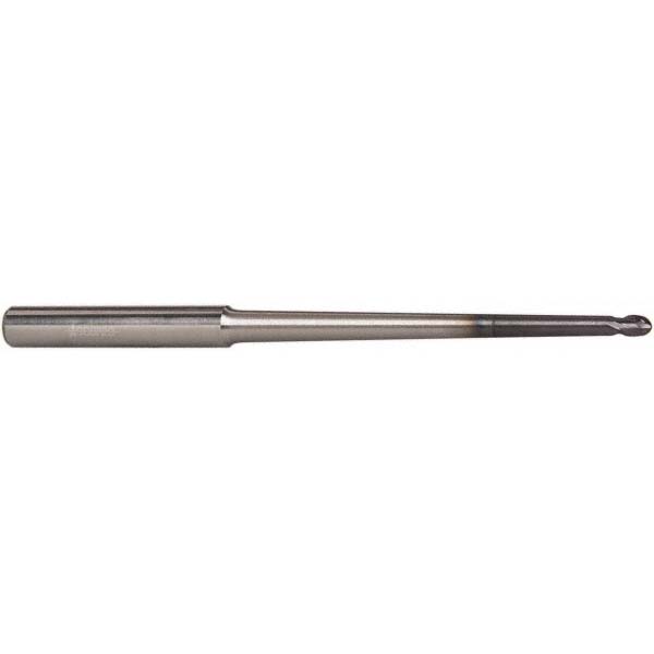 12180934 Ball End Mill: 0.125" Dia, 0.125" LOC, 2 Flute, Solid Carbide  