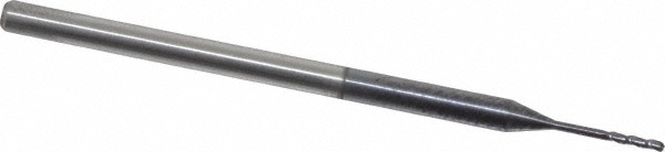 Accupro AP58748104 Ball End Mill: 0.04" Dia, 0.2" LOC, 3 Flute, Solid Carbide Image