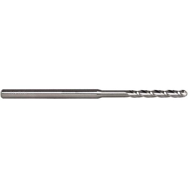 Accupro AP58748161 0.1" Diam, 3/4" LOC, 3 Flute Solid Carbide Ball End Mill Image