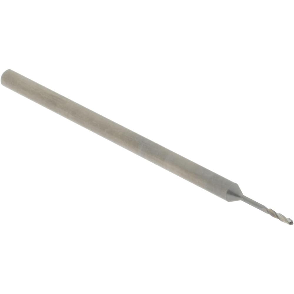 Ball End Mill: 0.04" Dia, 0.2" LOC, 3 Flute, Solid Carbide